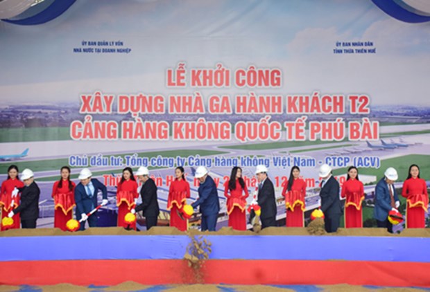 Khởi công xây dựng Nhà ga hành khách T2 Cảng hàng không quốc tế Phú Bài